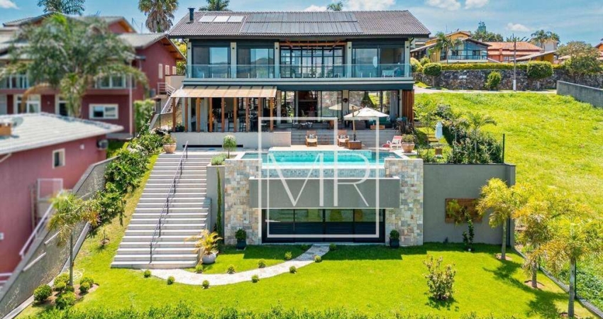 Casa com 4 dormitórios à venda, 440 m² por R$ 3.590.000,00 - Residencial Vale do Sol - Bom Jesus dos Perdões/SP