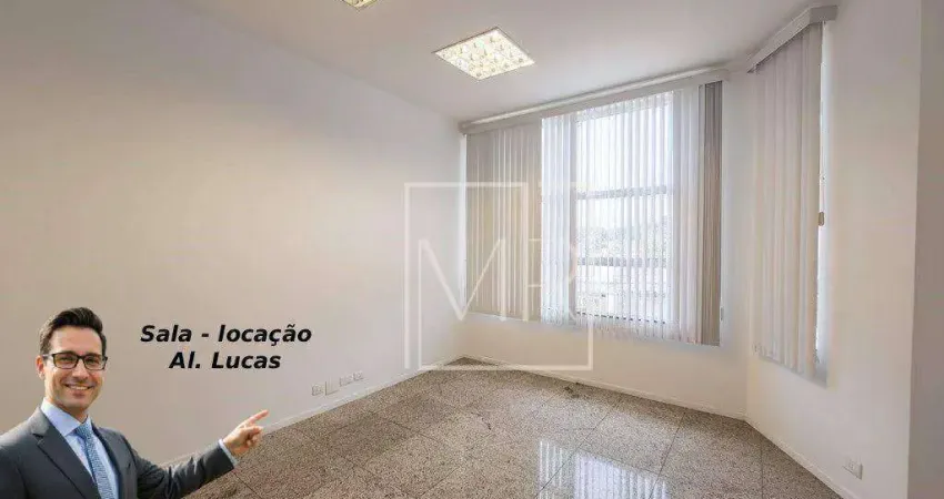 Sala comercial para locação, al. lucas, 110m², 2 banheiros - $5.500 – vila thais – atibaia/sp