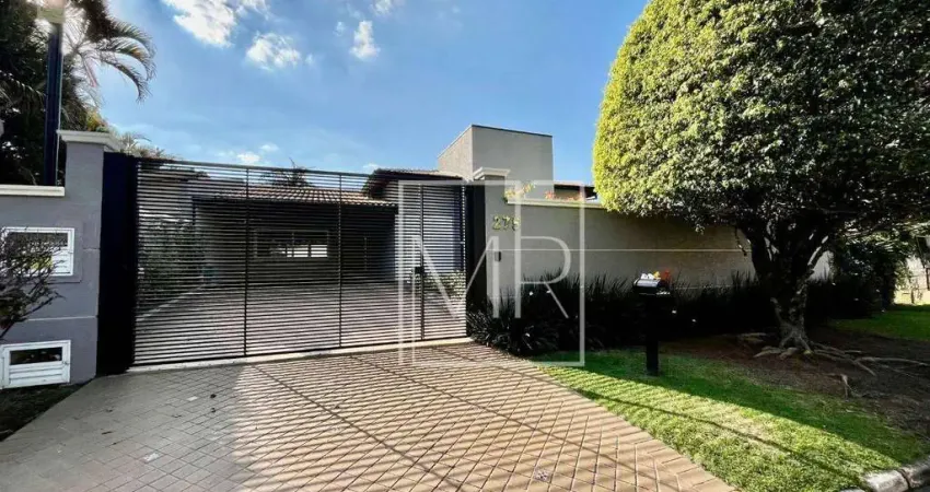 Casa com 3 dormitórios à venda, 232 m² por r$ 3.000.000,00 - condomínio flamboyant - atibaia/sp