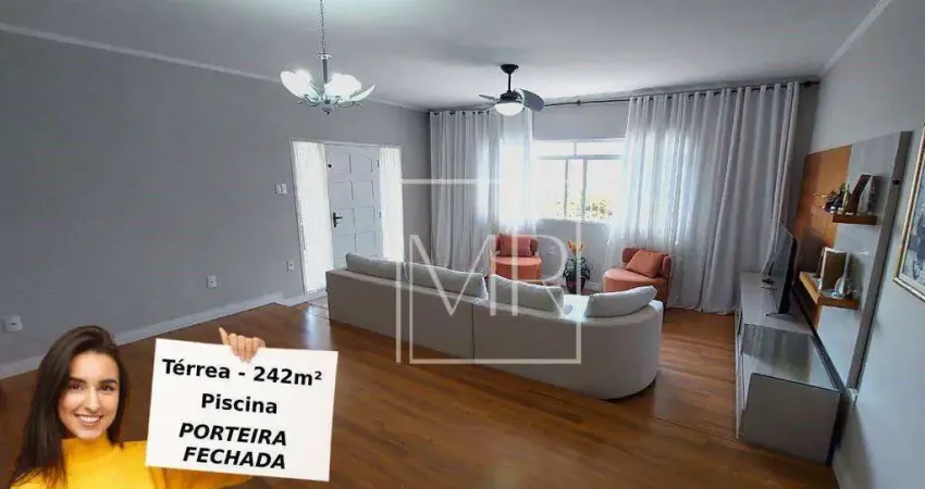 Casa térrea à venda, mobiliada, 4 suítes, piscina, 242m² - $2.500.000 – jd. do lago – atibaia/sp