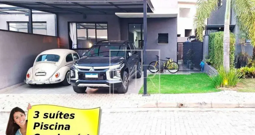 Casa à venda, 3 suítes, piscina, condomínio fechado - $1.200.000 – atibaia/sp