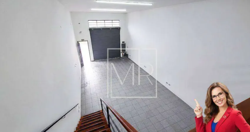 Salão para locação, 100m², mezanino, cozinha, banheiros - $3.870/mês – Jd. do Alvinópolis – Atibaia/SP