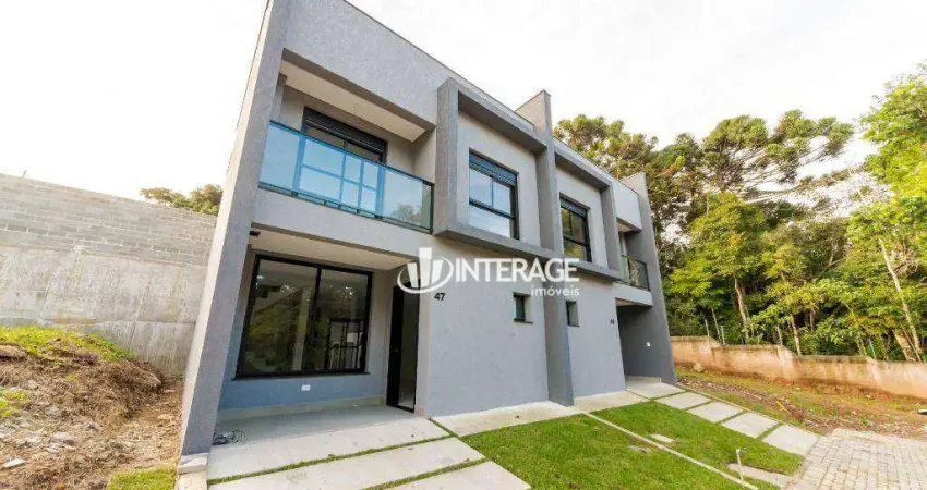 Sobrado com 3 dormitórios à venda, 129 m² por R$ 849.800,00 - Santa Cândida - Curitiba/PR