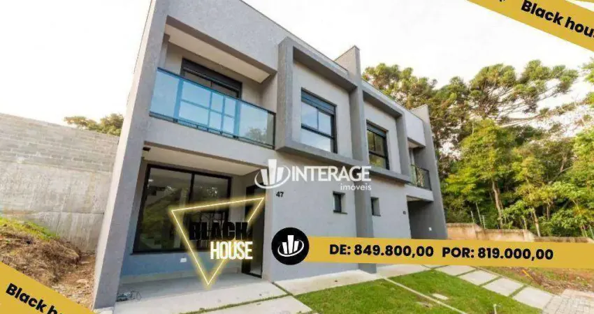 Sobrado com 3 quartos à venda, 129 m² por r$ 819.000 - santa cândida - curitiba/pr