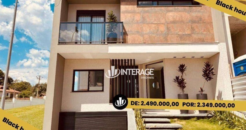 Casa com 4 quartos à venda, 293 m² por r$ 2.349.000 - santa cândida - curitiba/pr
