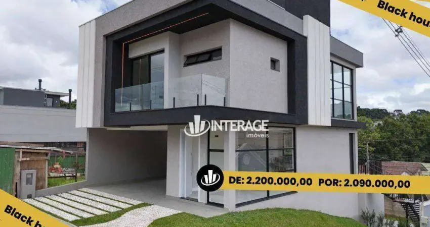 Casa com 3 quartos à venda, 293 m² por r$ 2.090.000 - santa felicidade - curitiba/pr