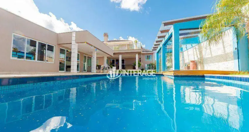Casa com 4 dormitórios à venda, 544 m² por r$ 3.690.000,00 - santa felicidade - curitiba/pr