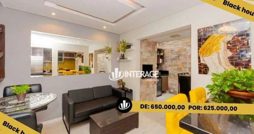 Sobrado com 3 quartos à venda, 110 m² por r$ 625.000 - barreirinha - curitiba/pr