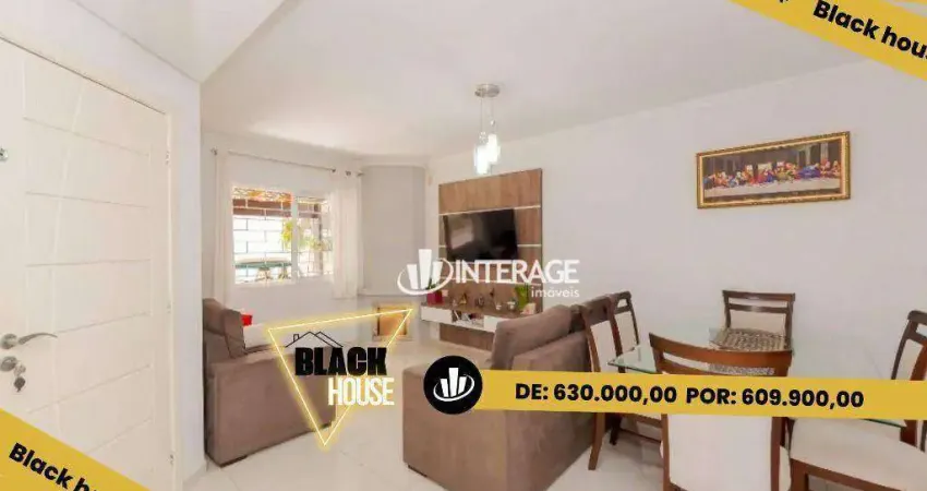 Sobrado com 3 quartos à venda, 111 m² por r$ 609.900 - santa felicidade - curitiba/pr