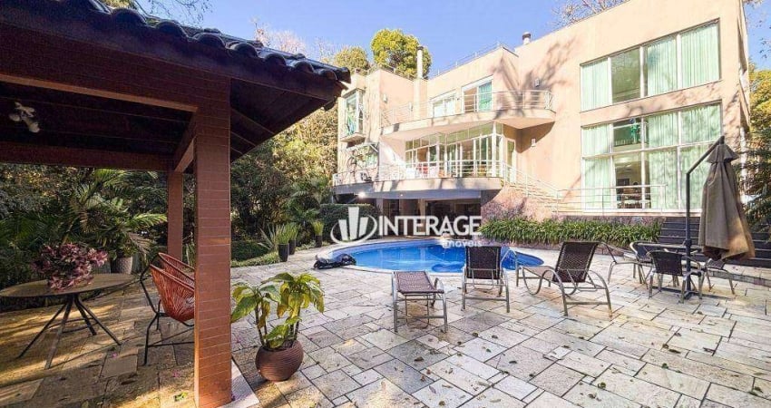 Casa com 4 suítes para alugar, 883 m² por R$ 23.182/mês - Santa Felicidade - Curitiba/PR