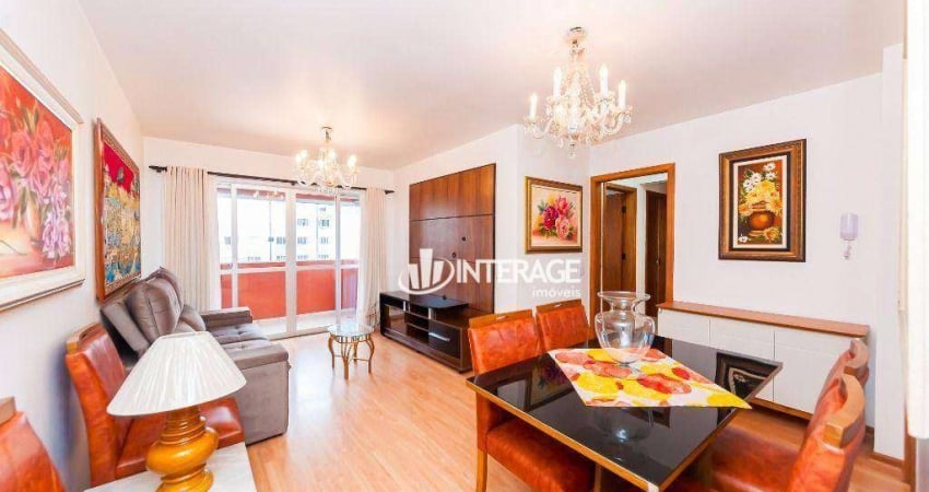 Apartamento com 3 dormitórios para alugar, 85 m² por R$ 6.107,39/mês - Bigorrilho - Curitiba/PR