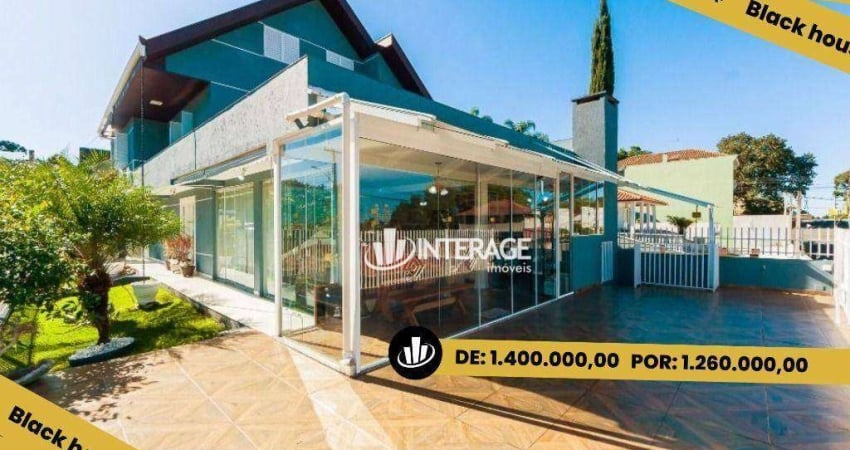 Casa com 4 quartos à venda, 355 m² por r$ 1.260.000 - santo inácio - curitiba/pr