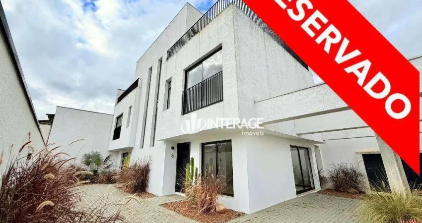 Sobrado com 3 dormitórios para alugar, 116 m² por r$ 4.680,00/mês - santa felicidade - curitiba/pr