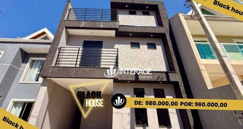 Casa com 3 quartos à venda, 205 m² por r$ 960.000 - abranches - curitiba/pr