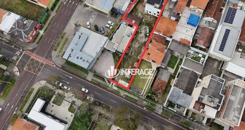 Terreno à venda, 1007 m² por r$ 2.127.659,57 - rebouças - curitiba/pr