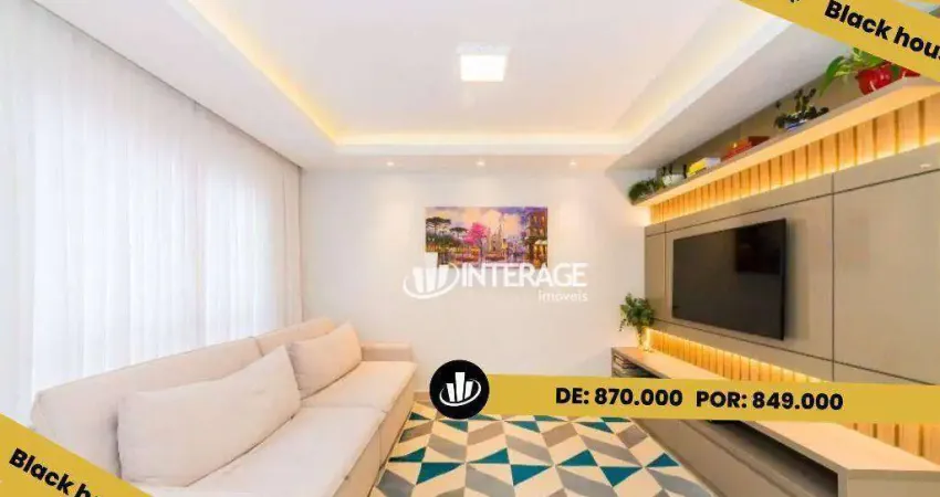 Sobrado com 3 dormitórios à venda, 116 m² por r$ 849.000,00 - santa felicidade - curitiba/pr
