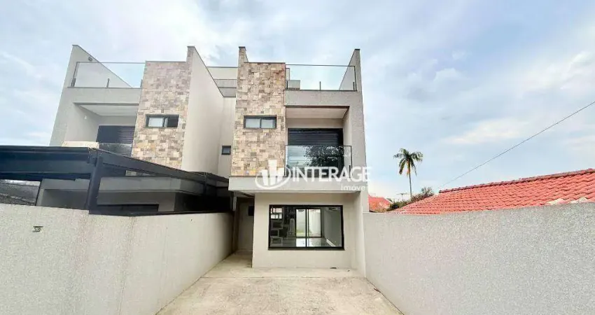 Sobrado com 3 dormitórios à venda, 125 m² por r$ 899.000,00 - xaxim - curitiba/pr