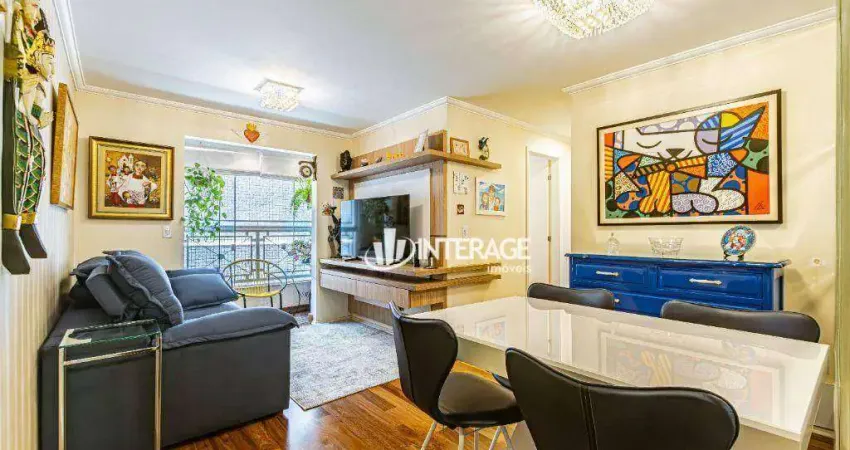 Apartamento garden com 3 quartos à venda, 64 m² por r$ 460.000 - santa felicidade - curitiba/pr