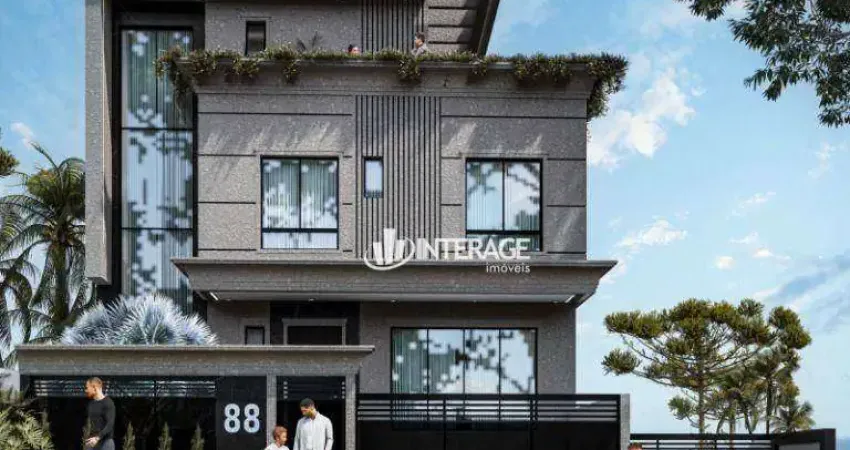 Sobrado triplex com 3 dormitórios à venda, 180 m² por r$ 950.000 - uberaba - curitiba/pr