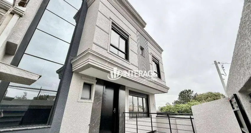Sobrado triplex com 3 dormitórios à venda, 180 m² por r$ 950.000 - uberaba - curitiba/pr