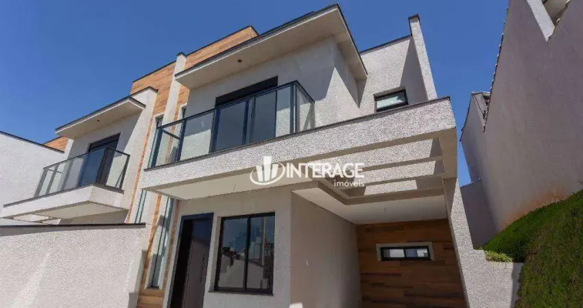 Sobrado com 3 dormitórios à venda, 104 m² por r$ 699.000,00 - atuba - curitiba/pr