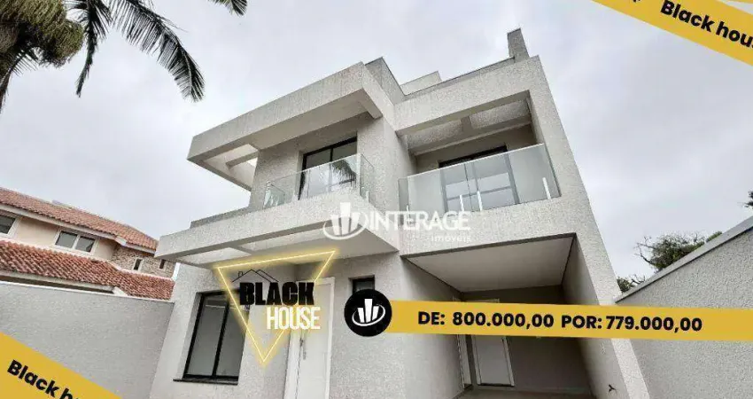Sobrado com 3 quartos à venda, 126 m² por r$ 779.000 - uberaba - curitiba/pr