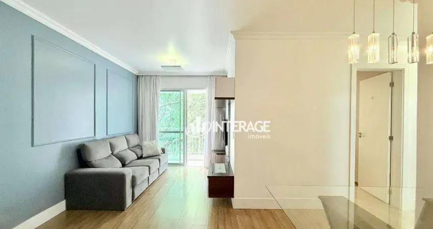 Apartamento com 3 quartos para alugar, 66 m² por r$ 3.925/mês - pilarzinho - curitiba/pr