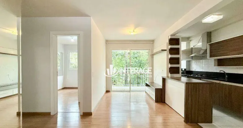 Apartamento com 2 quartos para alugar, 53 m² por r$ 3.420/mês - pilarzinho - curitiba/pr