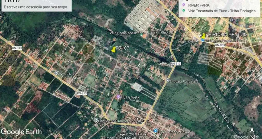 Terreno à venda na Rua Guilherme de Lira Duarte, 1000, Povoado de Pium, Nísia Floresta