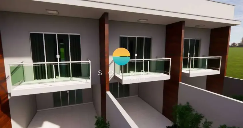 Sobrados a venda com 2 suítes no bairro Praia da Armação Itaporocoy em Penha - SC. Ref. 430