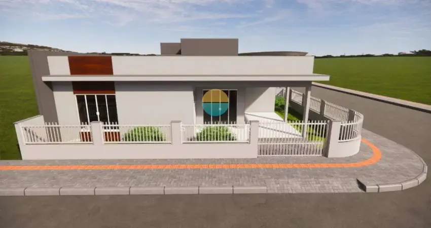 Geminado de esquina com 93m² com varanda 3 Dormitórios na Armação em Penha / SC. Ref. 492