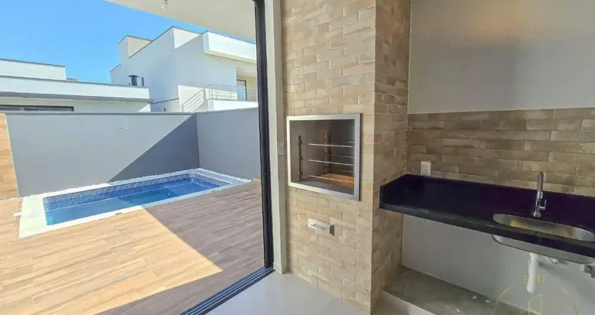 Casa térrea com piscina privativa e 3 suites no condomínio ouroville em taubaté sp