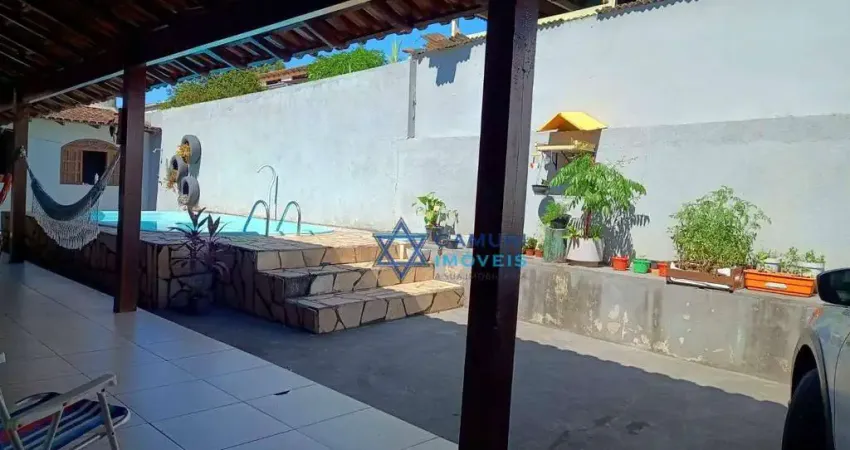 Casa com 3 dormitórios à venda, com quintal e piscina 135 m² - Araçás - Vila Velha/ES