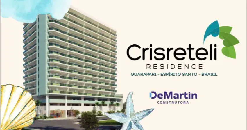 Edifício Crisreteli - Pronto para morar - Praia do Morro, Guarapari, Espírito Santo.