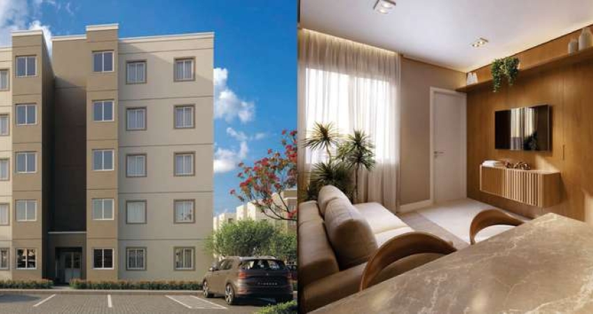Apartamento residencial para Venda em condomínio fechado, Papagaio, Feira de Santana, 2 quartos, 1 sala, 1 banheiro, 1 vaga, 36,30 m² área total.