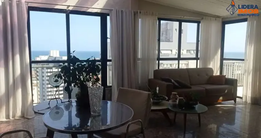 Apartamento cobertura mobiliado, residencial para locação, em condominio fechado, pituba, salvador, 4 quartos sendo 3 suítes, 3 salas, 4 banheiros, 2