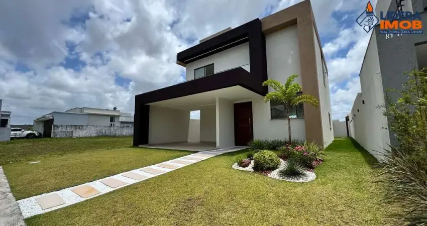 Casa duplex residencial para venda em condominio fechado, jardim limoeiro, camaçari, 4 quartos sendo 3 suítes, 2 salas, 4 banheiros, 2 vagas 280 m² ár