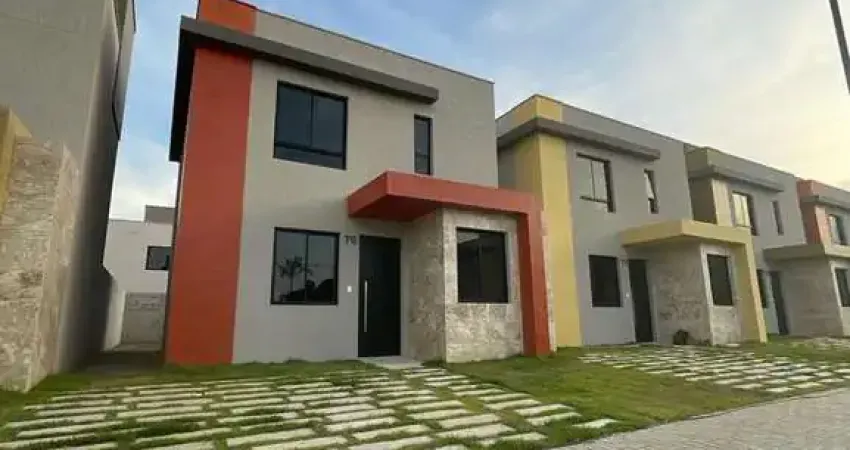 Casa no sim, duplex, 4 quartos, 2 suítes, para venda, no reserva lumière, em feira de santana, área total de 178,50 m².