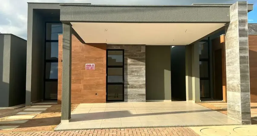 Casa residencial para venda no condomínio jardim brasil, sim, feira de santana 3 quartos, 1 sala, 1 banheiro, 2 vagas , 100,00 m² área total.