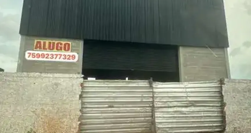 Galpão comercial para locação em rua pública, sim, feira de santana, 1 sala, 1 banheiro, 462m² área total.