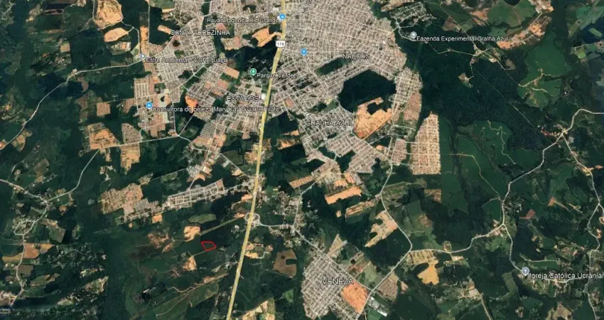 Linda área com 20.000m² no jardim veneza - fazenda rio grande