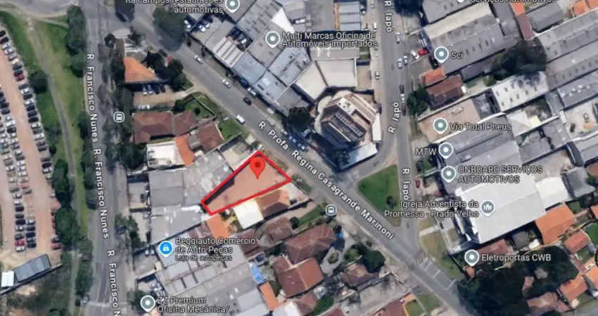 Terreno à venda na Rua Professora Regina Casagrande Marinoni, 276, Prado Velho, Curitiba