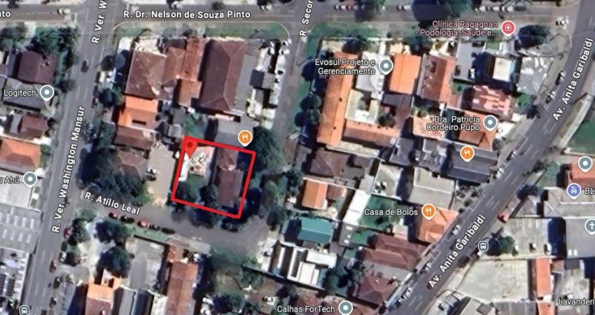 Terreno à venda na Rua Atílio Leal, 34, Ahú, Curitiba