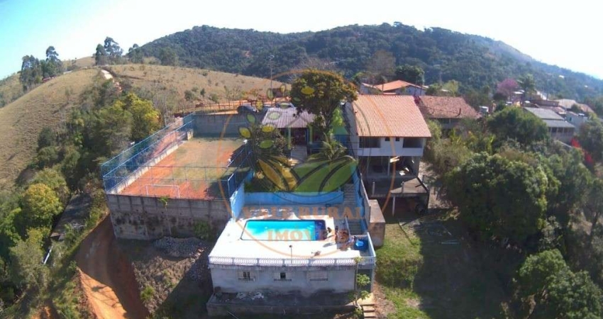 CHÁCARA COM 4.000M² EM SANTA BRANCA - SP COM PISCINA E CAMPO DE FUTEBOL  CH00363