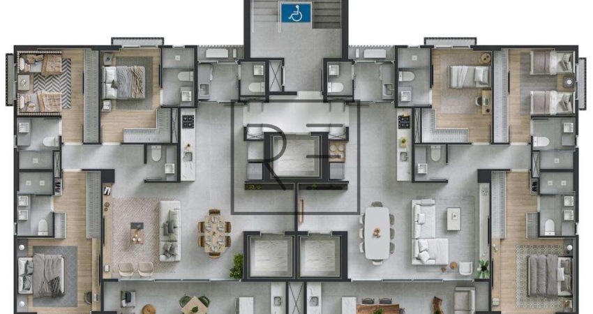 Apartamento à venda em Campinas, Cambuí, com 3 suítes, com 128 m², Residencial Belleville Cambuí