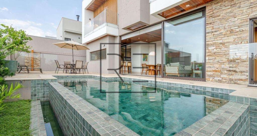 CASA Alphaville Dom Pedro 3 em Campinas, com 4 suítes, com 450 m², pronta para morar!