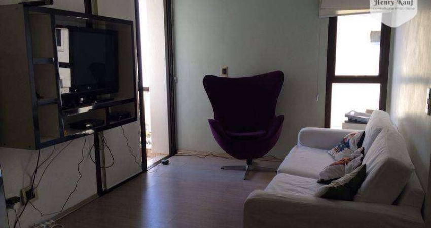 Apartamento com 1 dormitório e 1 vaga à venda, 50 m² por R$ 650.000 - Moema - São Paulo/SP
