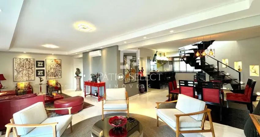 Cobertura duplex, 03 Suítes, Área Gourmet com Churrasqueira e SPA, Bigorrilho, Curitiba.