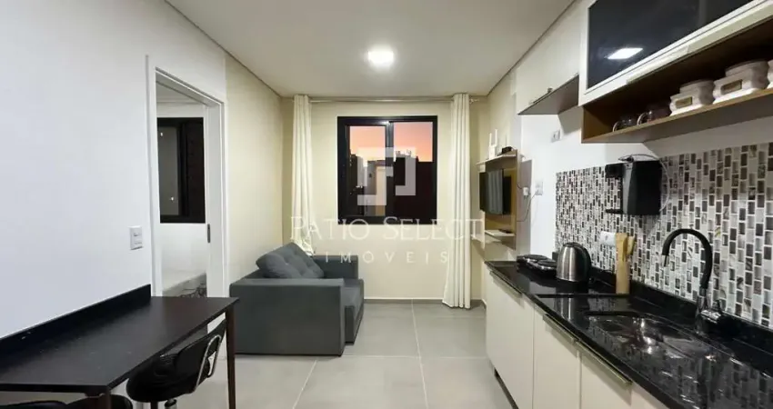 Apartamento novo, mobiliado na região do Centro de Curitiba-Pr