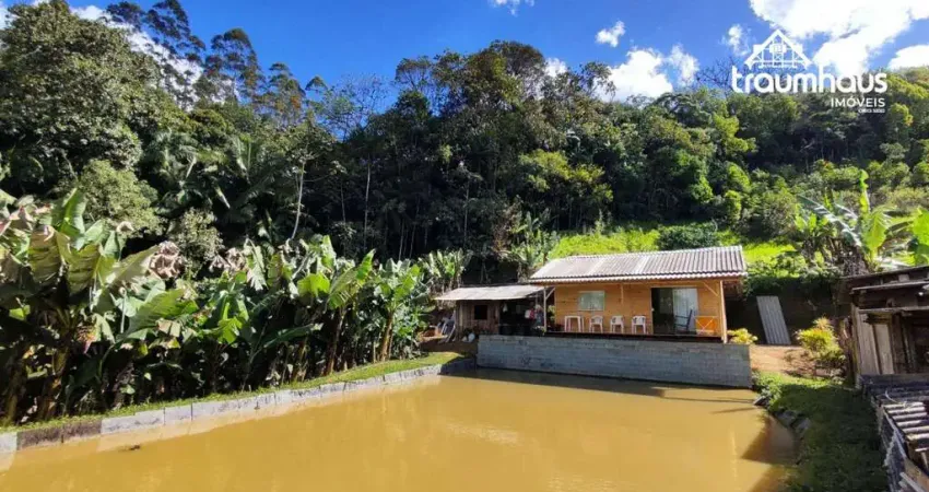 Sítio com 2 dormitórios à venda, 6.500,00 m² por r$ 420.000,00 - vila itoupava - blumenau/sc